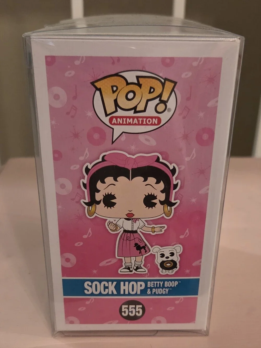 ♡ funko pop! vinyl: betty boop - sock hop betty boop and pudgy #555 ♡
